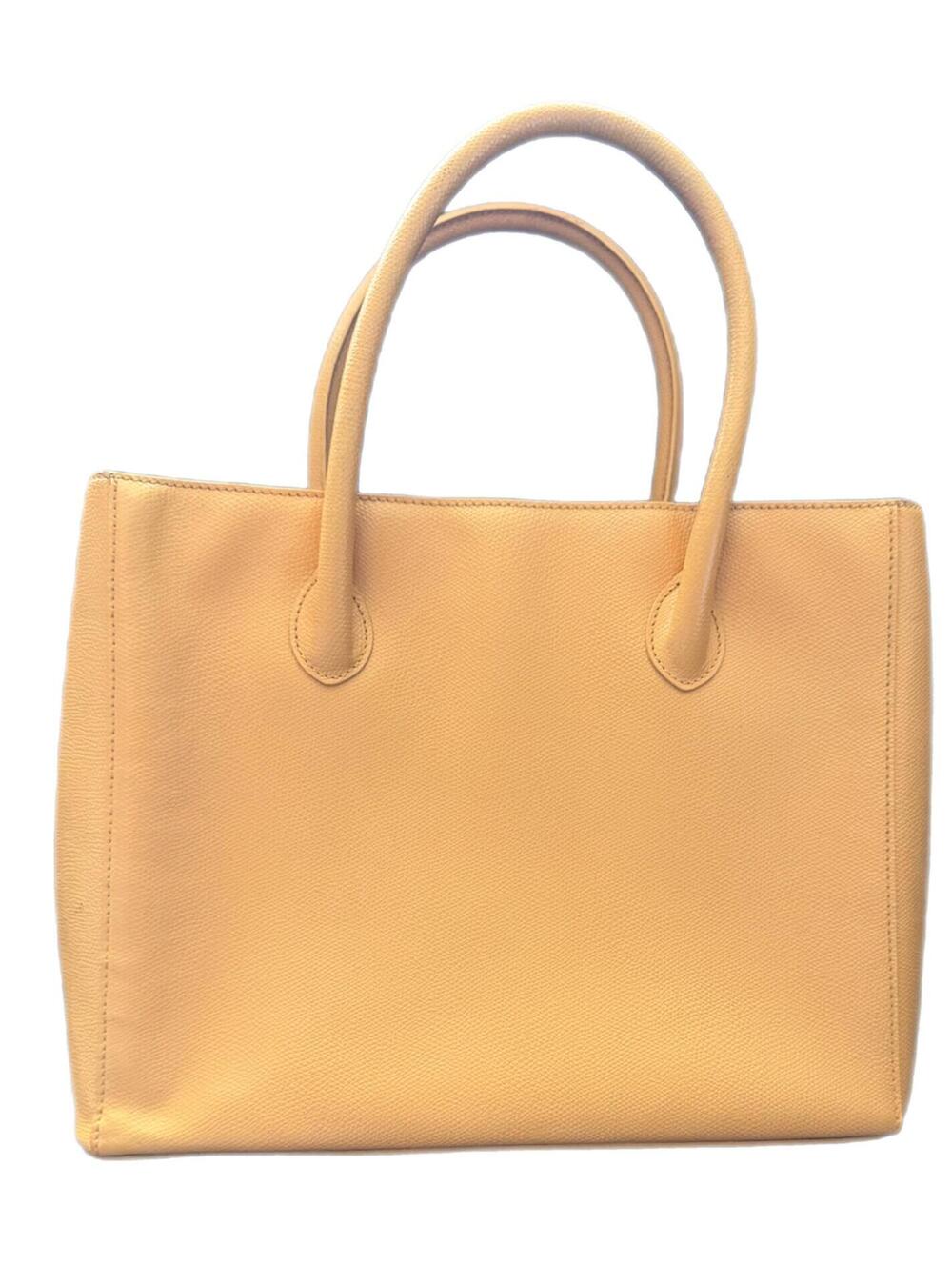 CELINE Hand Bag Leather Orange (P67)
